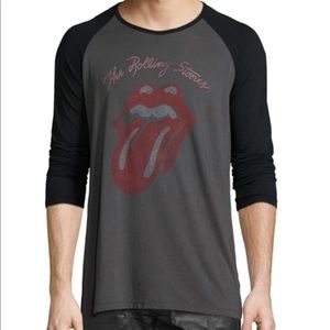 John Varvatos Rolling Stones Baseball Shirt, Coal